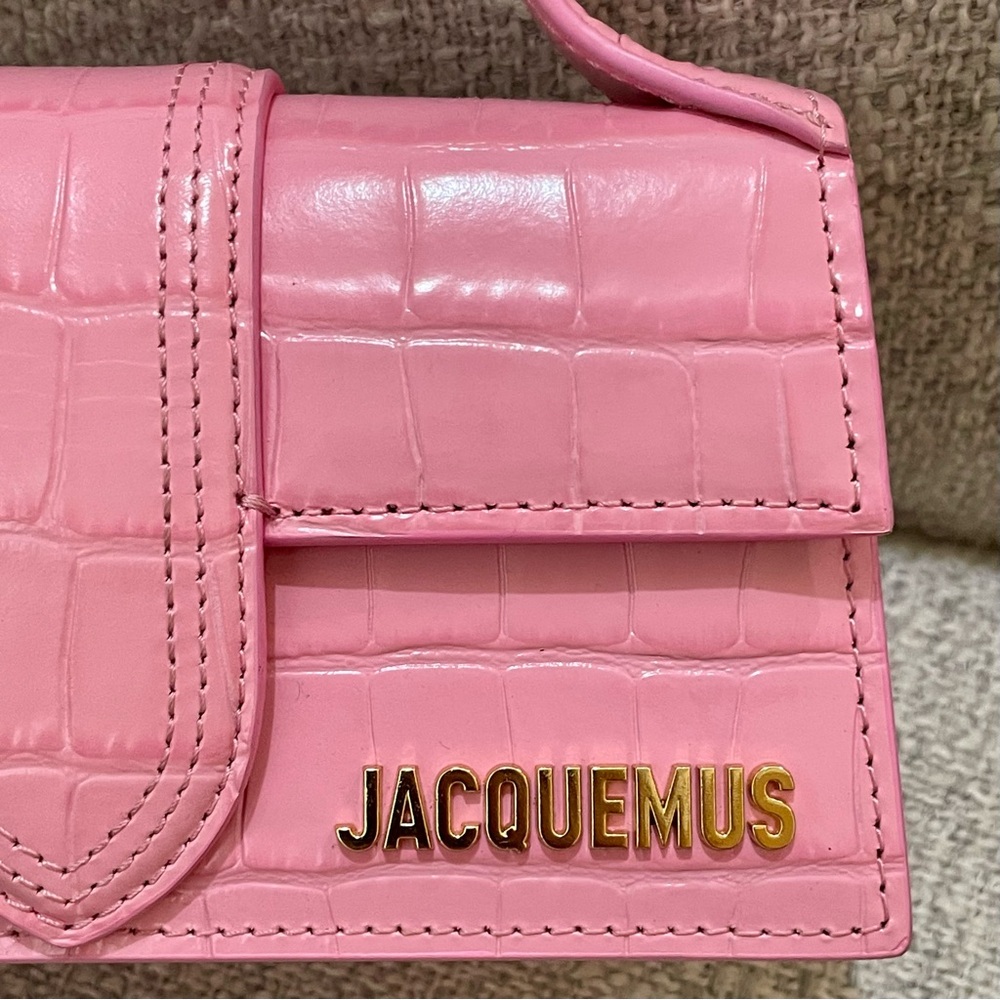 Jacquemus Pink Le Raphia ‘Le Bambino’ Bag - Picture 9 of 11